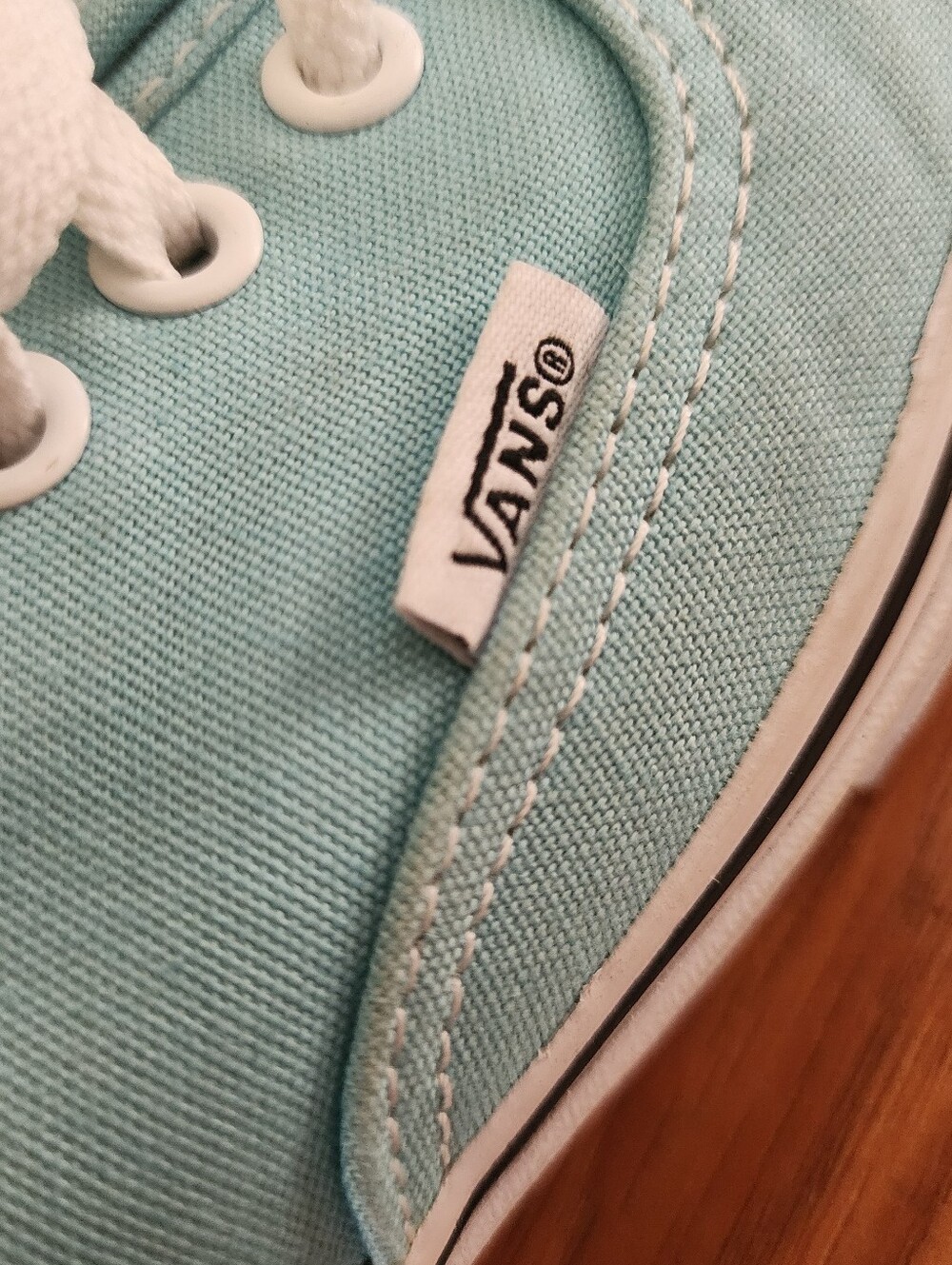 Vans Low Top Sneakers in Turquoise - Picture 5 of 8